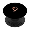 thumbnail image 1 of PopSockets PopGrip Standard Rose Minimalist Heart Black, 1 of 6