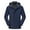 Navy, variant on YUGYXL Womens Thick Jackets Winter Thermal 3-in-1 Windbreaker with Hooded Heavy Weight Insulated Waterproof Outerwear Braethable Outdoor Active Windproof Coats Today Sales Navy,M