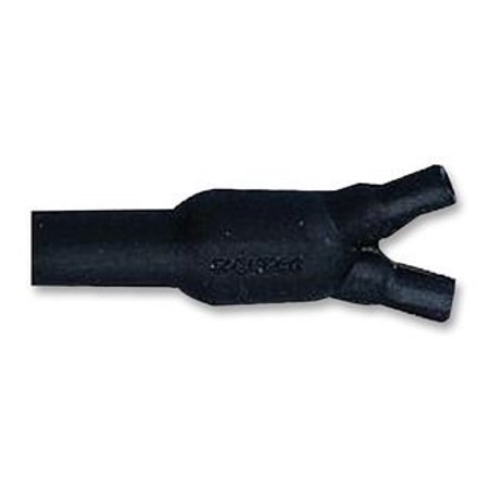TE CONNECTIVITY/RAYCHEM 382A012-25-0 Heat Shrink Boot, Y Trans, 13.2MM ID, ELASTOMER, BLK