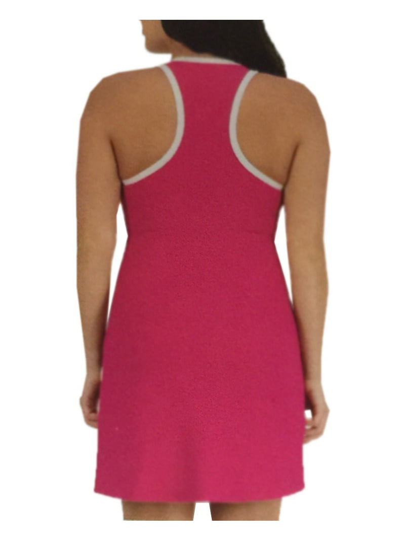 Sage Collective Women's Racerback Active Dress with Built In Shorts (Pink, M) - Walmart.com Sage Collective Women's Racerback Active Dress with Built In Shorts (Pink, M) - Walmart.com