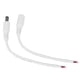 thumbnail image 3 of 5 Pair 5.5x2.1mm Male Female DC Power Barrel Plug Jack Connector Cable Wire (White), 3 of 5