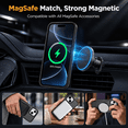thumbnail image 3 of Atgdluk® Magnetic Shockproof for iPhone 15 Case, Compatible with MagSafe Slim Protective Phone Case with Raised Camera Edge, Black, 3 of 7