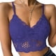 thumbnail image 3 of Gibobby Traje de Uniforme Sujetador de yoga sin aros Comfort Lencería Cinturones Tops con liga Sujetador sexy Mujeres íntimas (Azul, XL), 3 of 5
