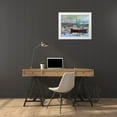 thumbnail image 3 of Wallich, Richard 18x15 White Modern Wood Framed Museum Art Print Titled - Red Boat, 3 of 4