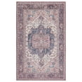 thumbnail image 3 of SAFAVIEH Tucson Jayma Traditional Machine Washable Area Rug, 6' x 9', Beige/Pink, 3 of 15