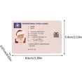 thumbnail image 3 of Santa Lost Flying Licence, Santa Driver's License, Plastic Santa Claus Father Driving Licence Style（Style 1）, 3 of 8