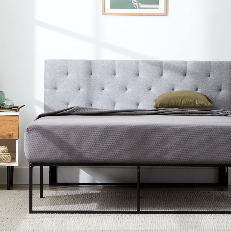 Rest Haven Eugene Diamond Tufted Upholstered Queen Headboard photo 1