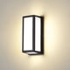 thumbnail image 1 of Aplique de pared para exterior, aplique LED impermeable, lámpara de jardín sencilla para pasarela de balcón o villa (luz cálida - 18 W), 1 of 5