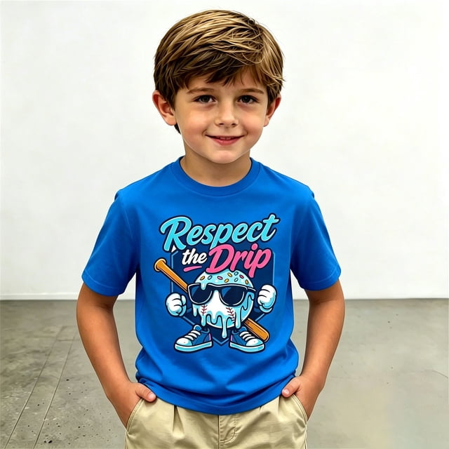 T-Shirts pour Garçons Filles Col Rond Chemise à Manches Courtes pour Garçons T-Shirts pour Garçons Ensembles pour Filles 4T
