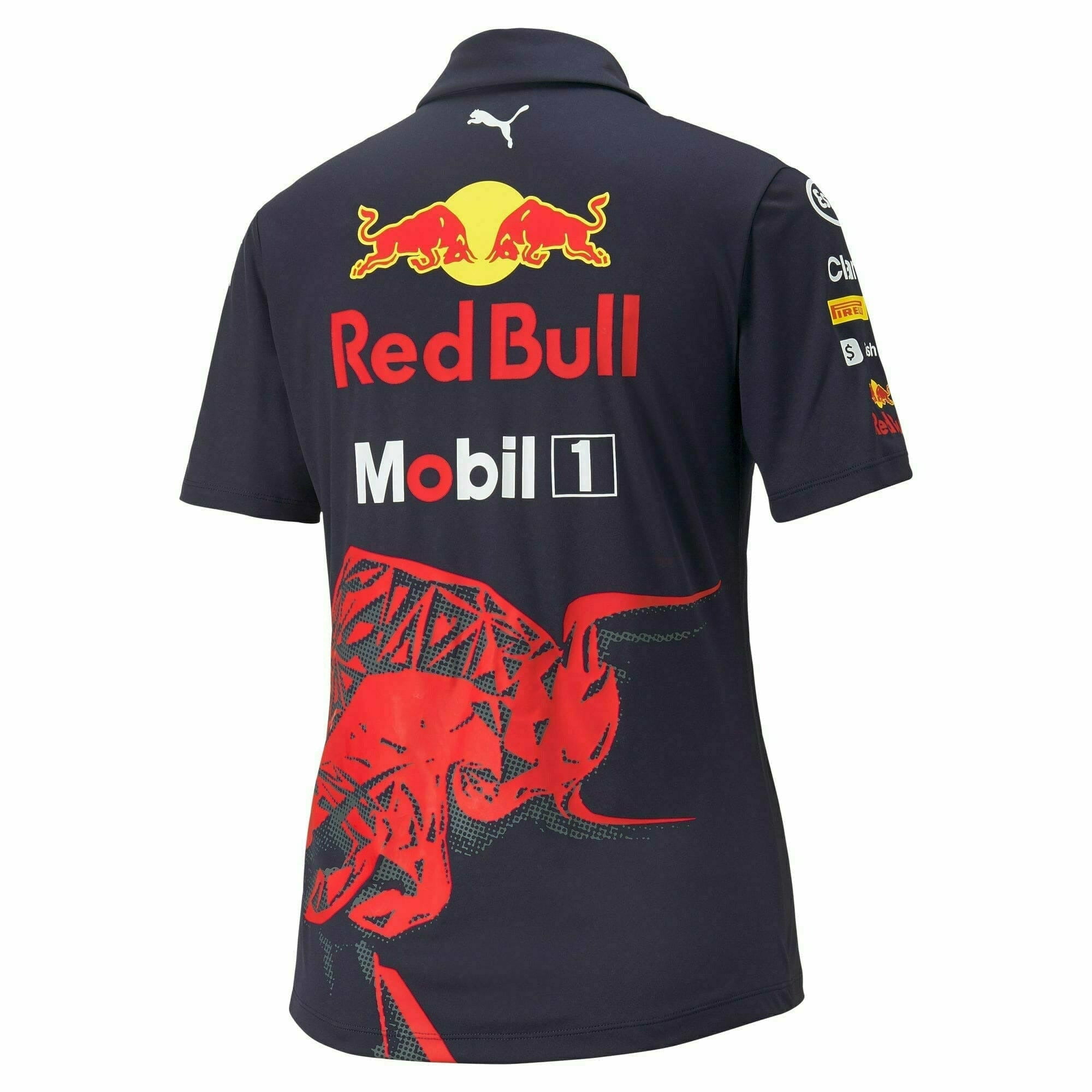 Red Bull Racing F1 Women's 2022 Team Polo Shirt Navy -