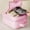Pink, variant on ShengapQ Travel Shoes Bag, Waterproof Storage Pouch, Holds 3 Pairs of Shoes, Shoe Organizer for Travel and Daily Use, Multi-Purpose Packing and Toiletry Bag, Dustproof and Easy to Carry