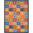 thumbnail image 4 of SAFAVIEH Metropolis Nevaeh Geometric Area Rug, Blue/Multi, 5'3" x 7'11", 4 of 5
