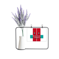 thumbnail image 1 of La miseria   ama   empresa Tarjeta de jarrón de lavanda artificial, 1 of 3