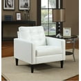 thumbnail image 1 of Chaise d'appoint Balin d'ACME en polyuréthane blanc, 1 of 2