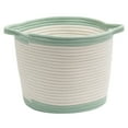 thumbnail image 2 of Panier de rangement en corde de coton avec image en forme d'arc-en-ciel, 2 of 8