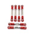 thumbnail image 4 of yingyy RC Tourbuckle Timonerie Jeu de Pièces Modifiées Servo Connecter 1/10 Véhicule Jouet Pull Rods Kit Accessoires Mise à Niveau Partie Rouge Rouge, 4 of 6