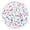 F, variant on QIQUWOHUL 100pcs/pack Acrylic Number Loose Beads Flat Round Beads DIY Hand Beads Accessori