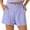 Purple, variant on WAYUTE Women Shorts High Waisted Sports Shorts Pocket Gym Shorts Sport Running Shorts