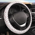 thumbnail image 5 of Disketp Ladybug With Dandelion Elastic Microfiber Steering Wheel Cover for Truck,SUV,Cars,Universal 15 inch,Anti-Slip, 5 of 6