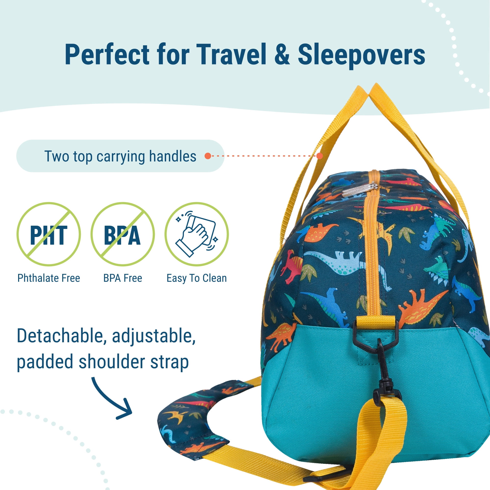Olive Kids by Wildkin Child 18 in Travel Duffel Bag, Blue, 1