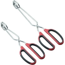 Stainless Steel Scissor Tongs 10-Inch and 13-Inch Set, Set of 2,,F116852