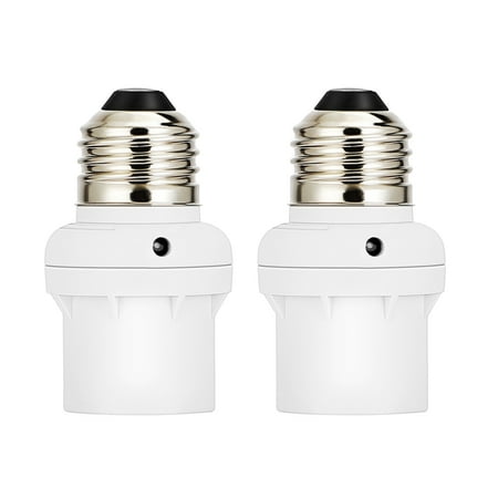 

DEWENWILS Light Sensor Socket 2 Pack Automatic Dusk to Dawn Light Bulb Sockets