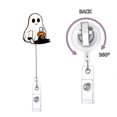 thumbnail image 3 of Funny Cute Cartoon Pattern Badge Reel With Clip For Workplace Teachers Students Graduation Induction And Use, 3 of 5