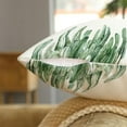 thumbnail image 4 of Green Plants Throw Pillow Cover, Decorative Square Pillow Cover Cushion Cover Set of 4 Perfect Decor Gift for Families Friends Home Office Sofa Car Couch 18x18, 4 of 6