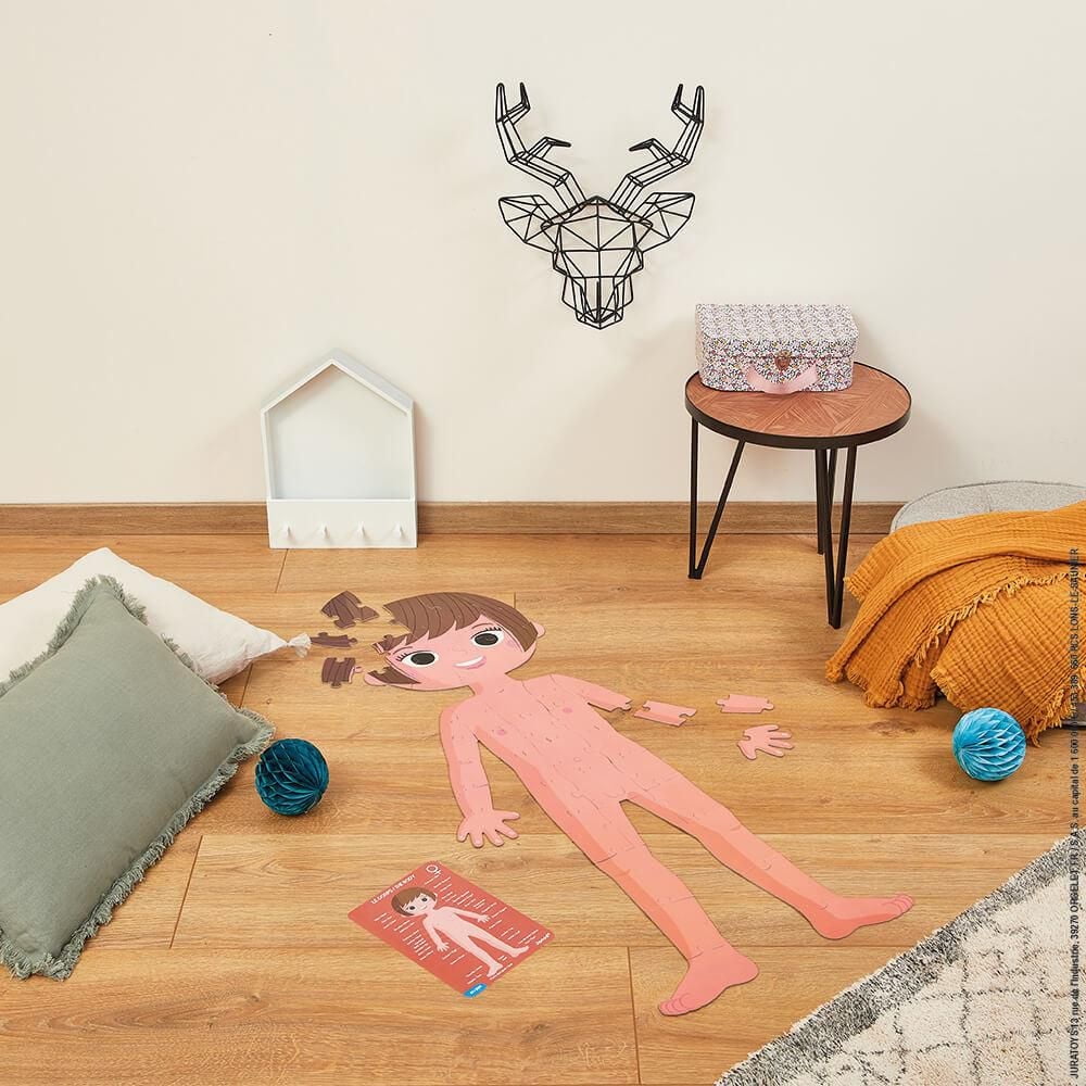 4 IN 1 EDUCATIONAL PUZZLE - HUMAN BODY