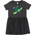 thumbnail image 3 of Inktastic Sea Turtle with Swirls Girls Toddler Dress, 3 of 5