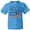 Pacific Blue, variant on Inktastic Never Giving Up Limb Loss Awareness Orange Ribbon Youth T-Shirt