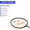 thumbnail image 4 of YONEX Nanoray Light 18i Raquette de Badminton en Graphite (Noir), 4 of 5