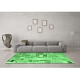 thumbnail image 3 of Ahgly Company Indoor Rectangle Abstract Emerald Green Contemporary Area Rugs, 7' x 9', 3 of 4