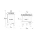 thumbnail image 2 of 2PCS Photo Frame Creative Wood Easel Shape Picture Frame Photo Display Frame, 2 of 9