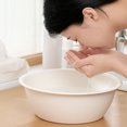 thumbnail image 4 of Round Design Face Washing Basin Thickened Wall Excellent Plastic Compact Size Face Washing Basin for Home Dorm Use, 4 of 7