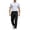 Black, variant on JIAYUE Men's Pants Lightweight Breathable Elastic Waistband Zipper Side Pockets Adjustable Ankle Running Trousers Sportswear For Cycling Workout Outdoor Walking Wear