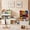 Colorful, variant on Guqiart  Kids Bookshelf Reading Nook Storage Bench Toy Organizer Montessori With Movable Drawer and 6 Removable Bins Colorful Toy Bins 73 Inch