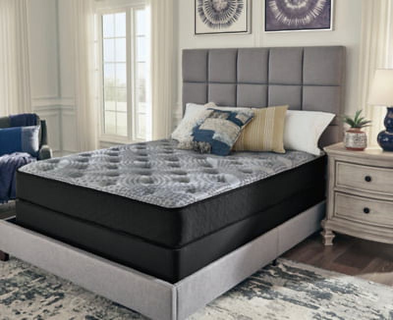 Signature Design by Ashley  Comfort Plus Twin Mattress, Gray