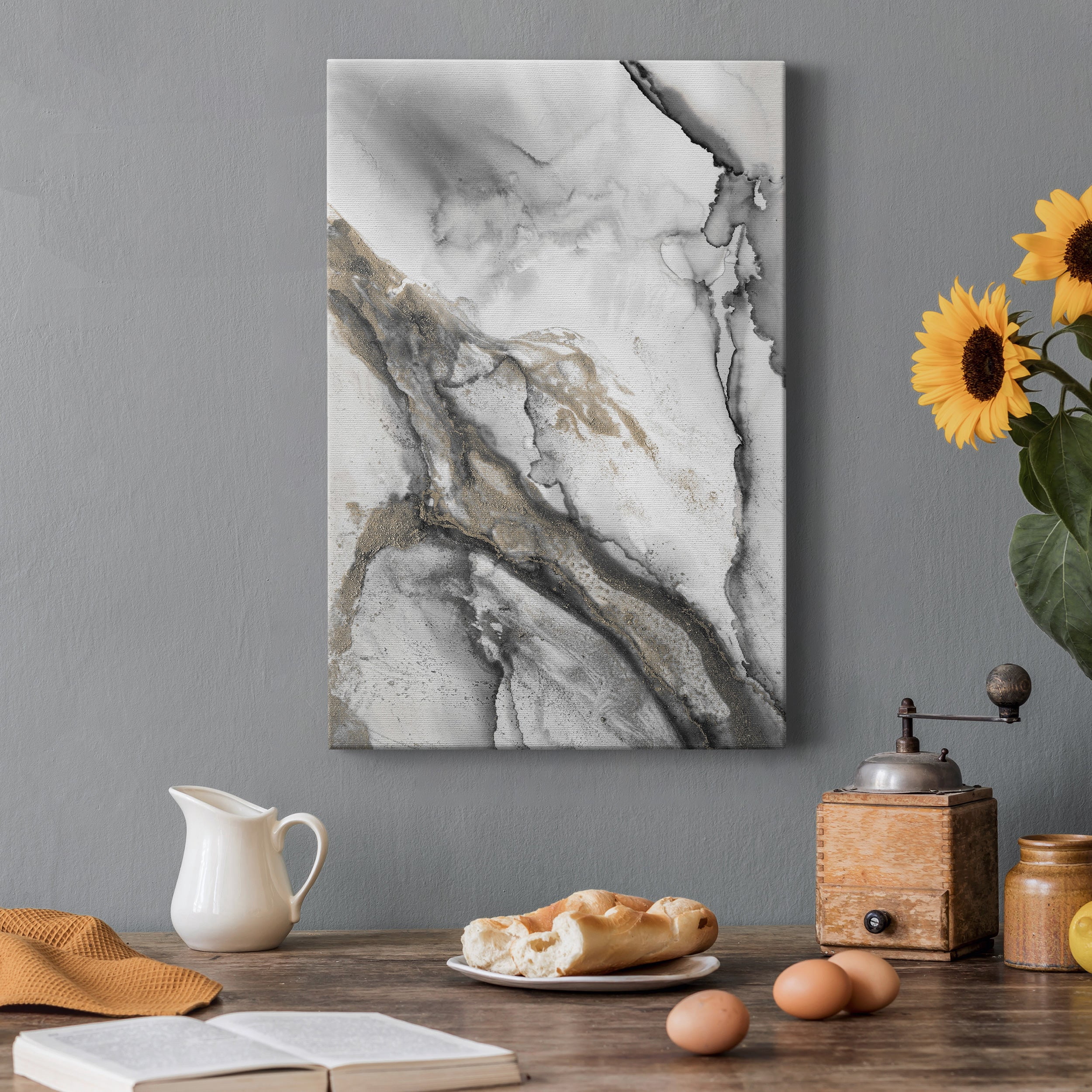 Abstract Ink Fantasy II Premium Gallery Wrapped Canvas - Ready to Hang