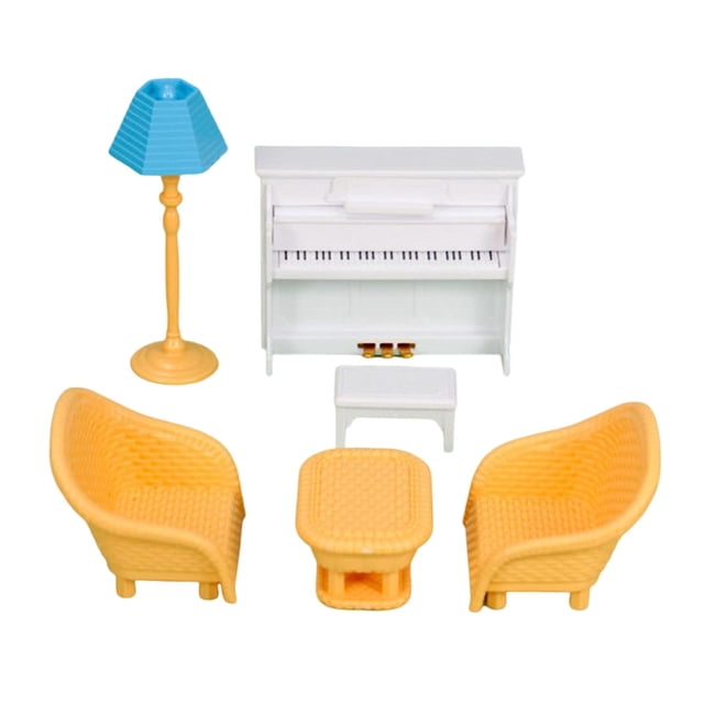 Mini , Juego de Simulación, Adornos Dollhousr, Accesorios Portátiles, Escena de Vida para , Y Niñas, Regalos de Cumpleaños P Muebles CUTICAT Mueble de TV de casa de muñecas