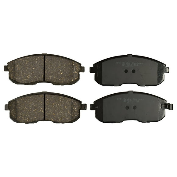 KFE KFE653-104 Ultra Quiet Advanced Premium Ceramic Brake Pad FRONT Set Compatible With: Nissan Altima, Maxima, Sentra; Infiniti G20, I30; Suzuki SX4