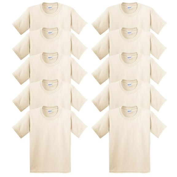 Gildan Boy's Crewneck Short Sleeve Cotton T-Shirt