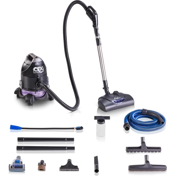Prolux CTX Canister Vacuum Cleaner with Water Filtration and Complete Home Tool Kit