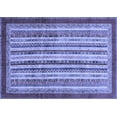 thumbnail image 1 of Ahgly Company Indoor Rectangle Abstract Blue Modern Area Rugs, 6' x 9', 1 of 4