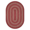 thumbnail image 3 of Homespice Apple Pie Jute Red 6x9' Oval Braided Rugs for Living Room, Bedroom Rug and Dining Room. Pet Friendly. Decor Styles- Farmhouse Rug, Rustic, Vintage, Cottage, Primitive, Country, Boho Rug, 3 of 8