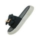 thumbnail image 4 of Sandalias de moda para mujer, zapatillas de plataforma, zapatos con lazo, sandalias elegantes 36 37 Negro, 4 of 9