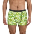 thumbnail image 4 of Wukai Kiwi Lemon Print Men’s Underwear Breathable Boxer Briefs,&nbsp;Moisture Wicking & Breathable-XX-Large, 4 of 7
