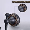 thumbnail image 4 of ABCISI Antique Oil Rubbed Bronze Towel Hook,Bathroom Robe Hooks with Pattern Carving Design, Wall Mounted Retro Single Hook Hanger to Hang Clothes, Bath Towel, Bag in Bedroom, Office, Dormitory, etc., 4 of 18