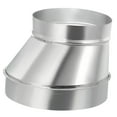 thumbnail image 1 of Reductor de conducto excéntrico de 8" a 6", 1Pcs conector de conducto de hierro galvanizado, adaptador de conducto de aire redondo, 1 of 5
