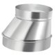 thumbnail image 1 of Reductor de conducto excéntrico de 8" a 6", 1Pcs conector de conducto de hierro galvanizado, adaptador de conducto de aire redondo, 1 of 5